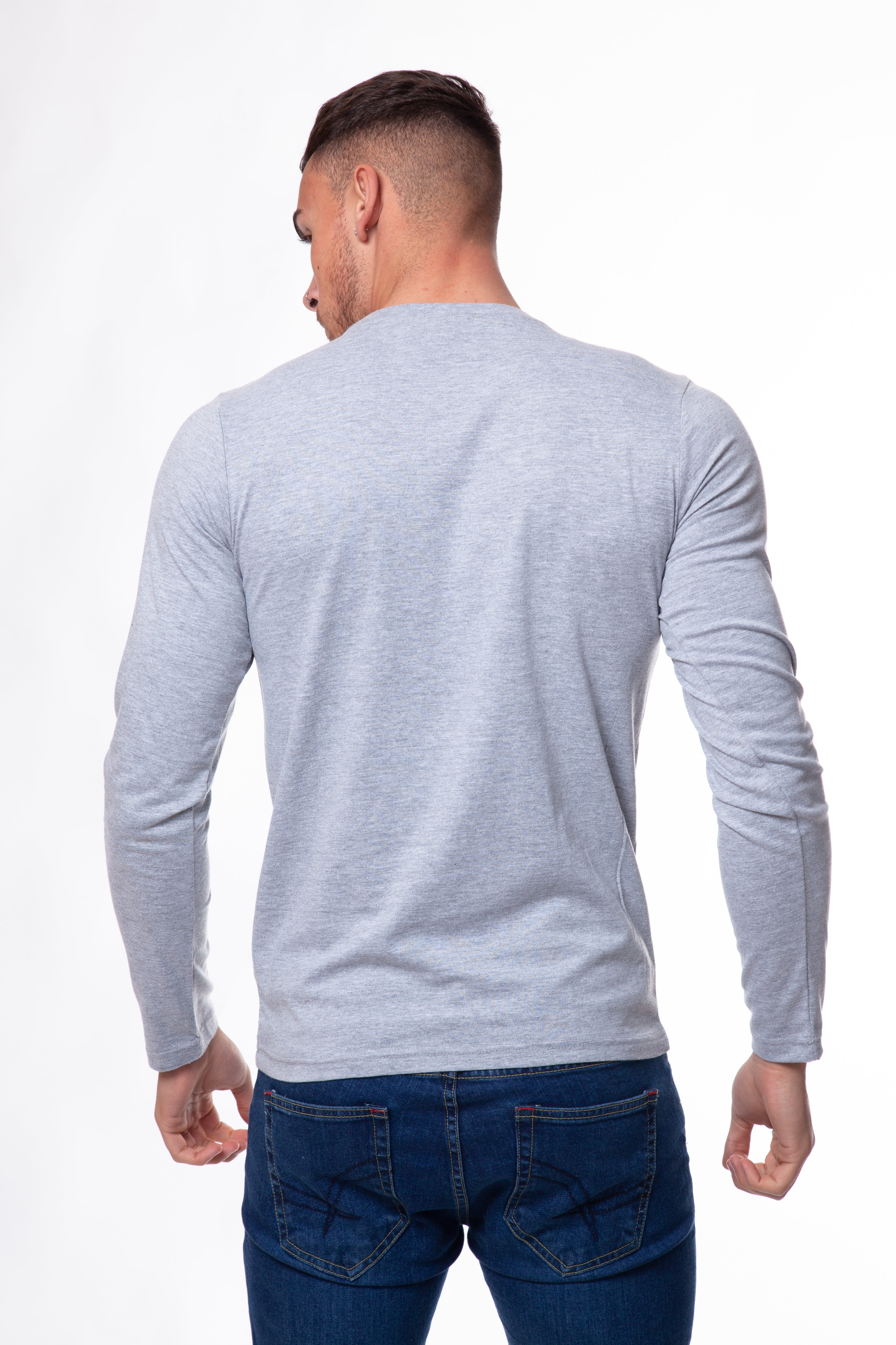 Twisted Soul Bird Embroidered Long Sleeve T-Shirt