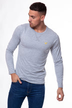 Twisted Soul Bird Embroidered Long Sleeve T-Shirt
