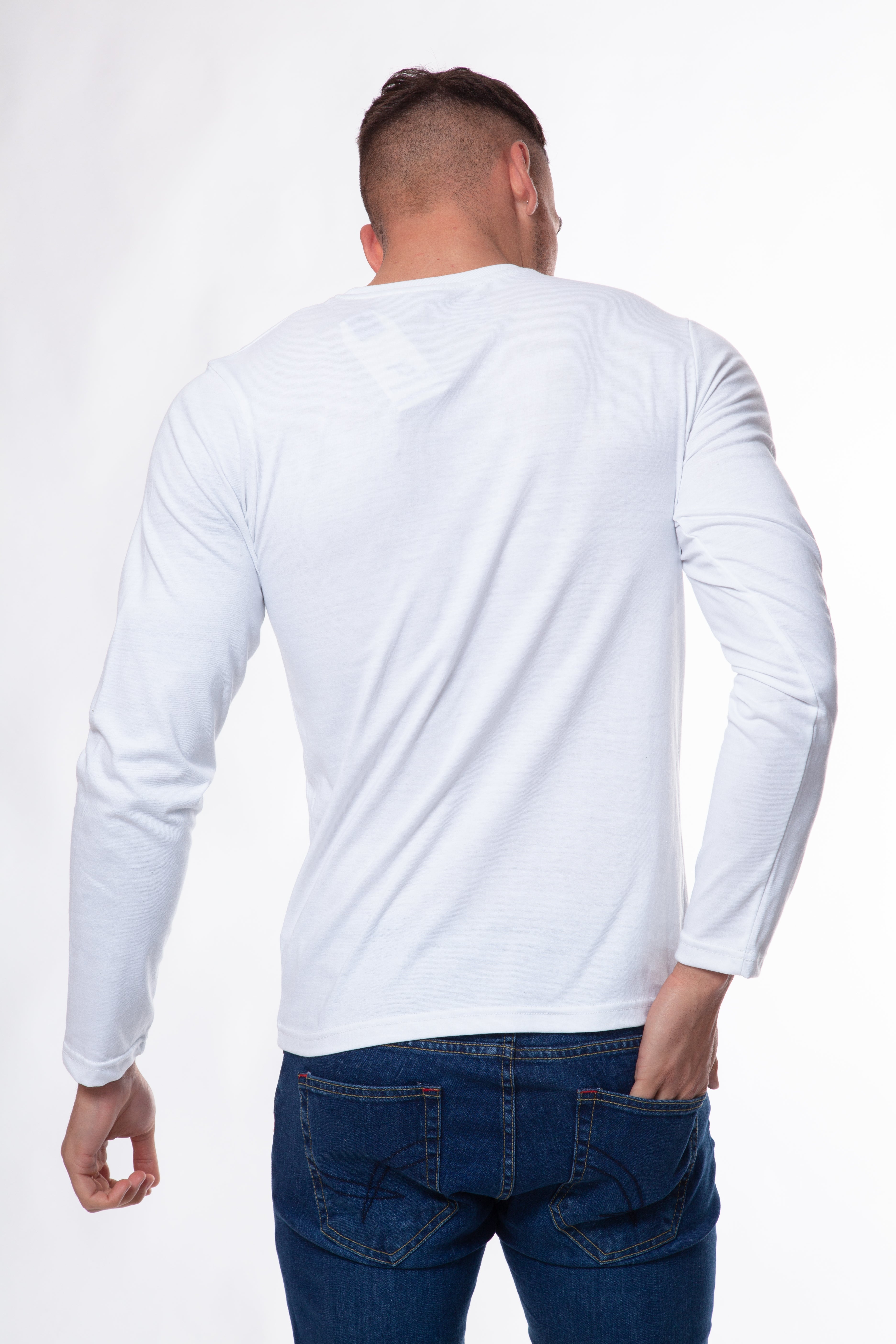 Twisted Soul Bird Embroidered Long Sleeve T-Shirt