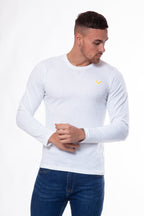 Twisted Soul Bird Embroidered Long Sleeve T-Shirt