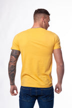 Crew Neck Pocket Roll T-Shirt