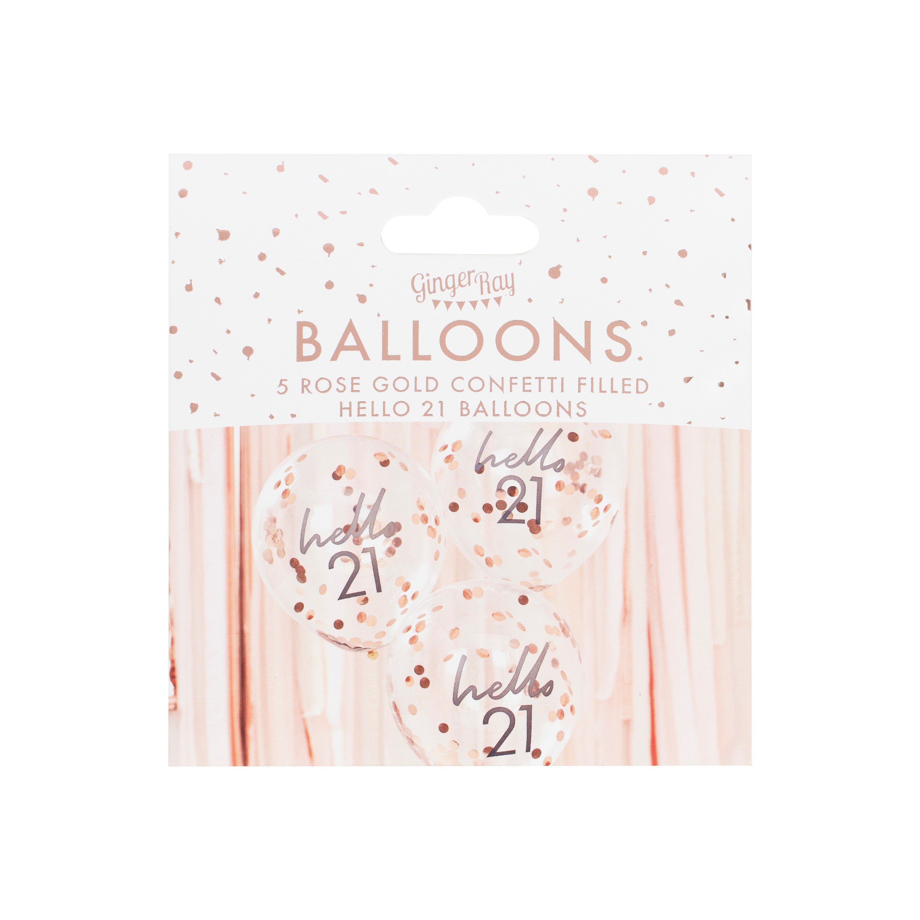 Hello 21 Birthday Balloons