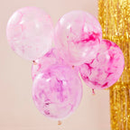 Pink Paint Balloons- 5 Inner Pack