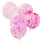 Pink Paint Balloons- 5 Inner Pack