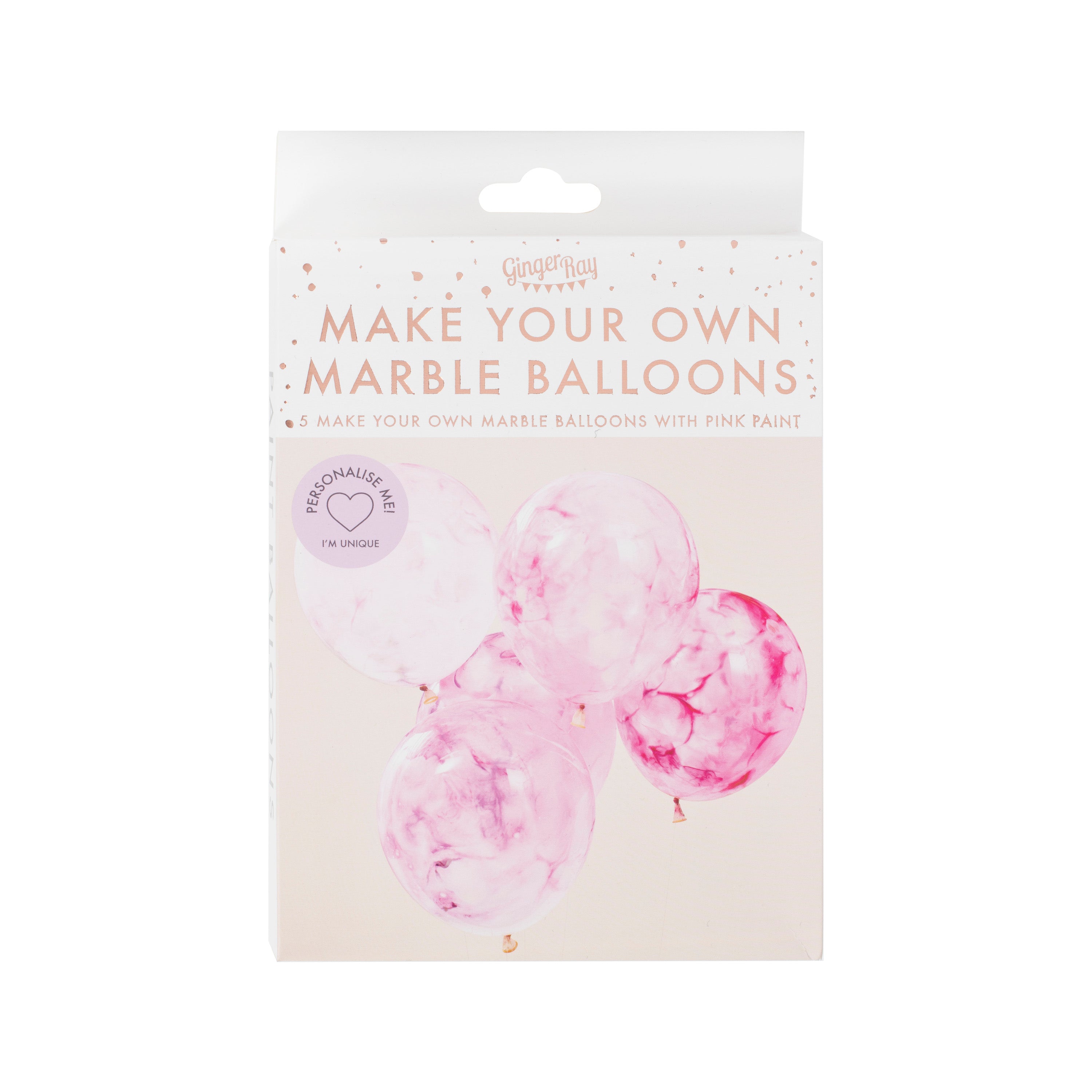 Pink Paint Balloons