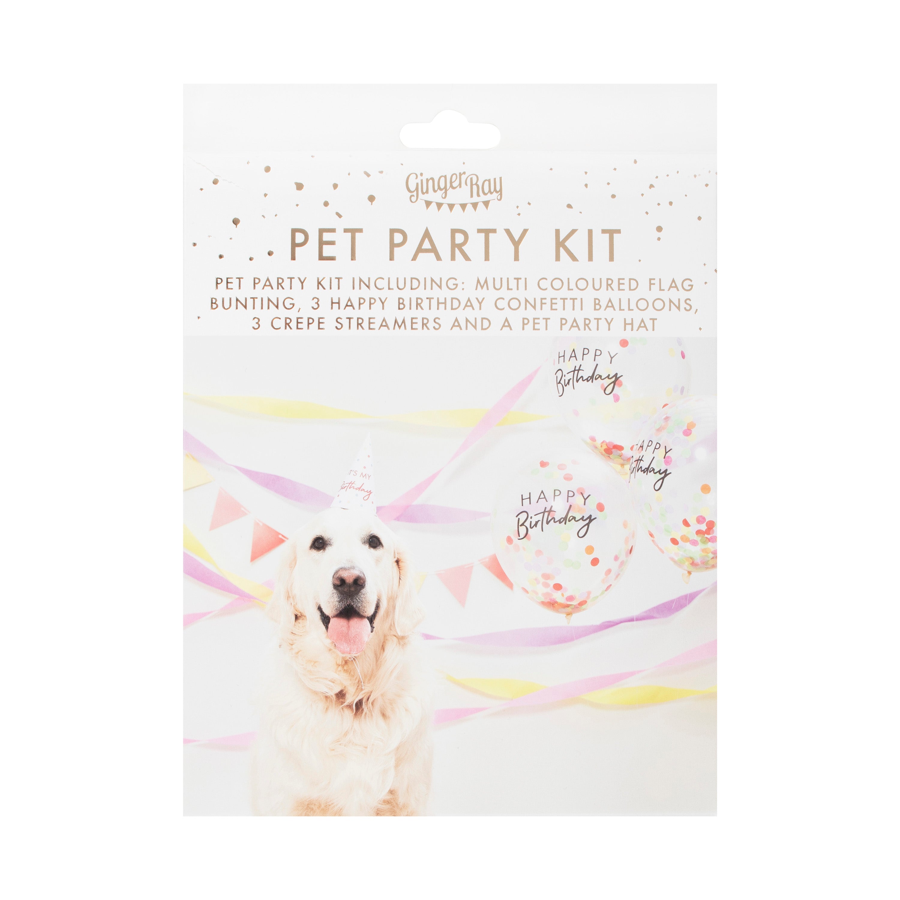 Happy Birthday Pet Party Kit For Dogs & Cats