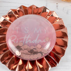 It's My Birthday Rose Gold Bubble Badge- 5 Inner Pack