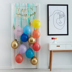 Rainbow and Gold Happy Birthday Balloon Door Kit- 5 Inner Pack