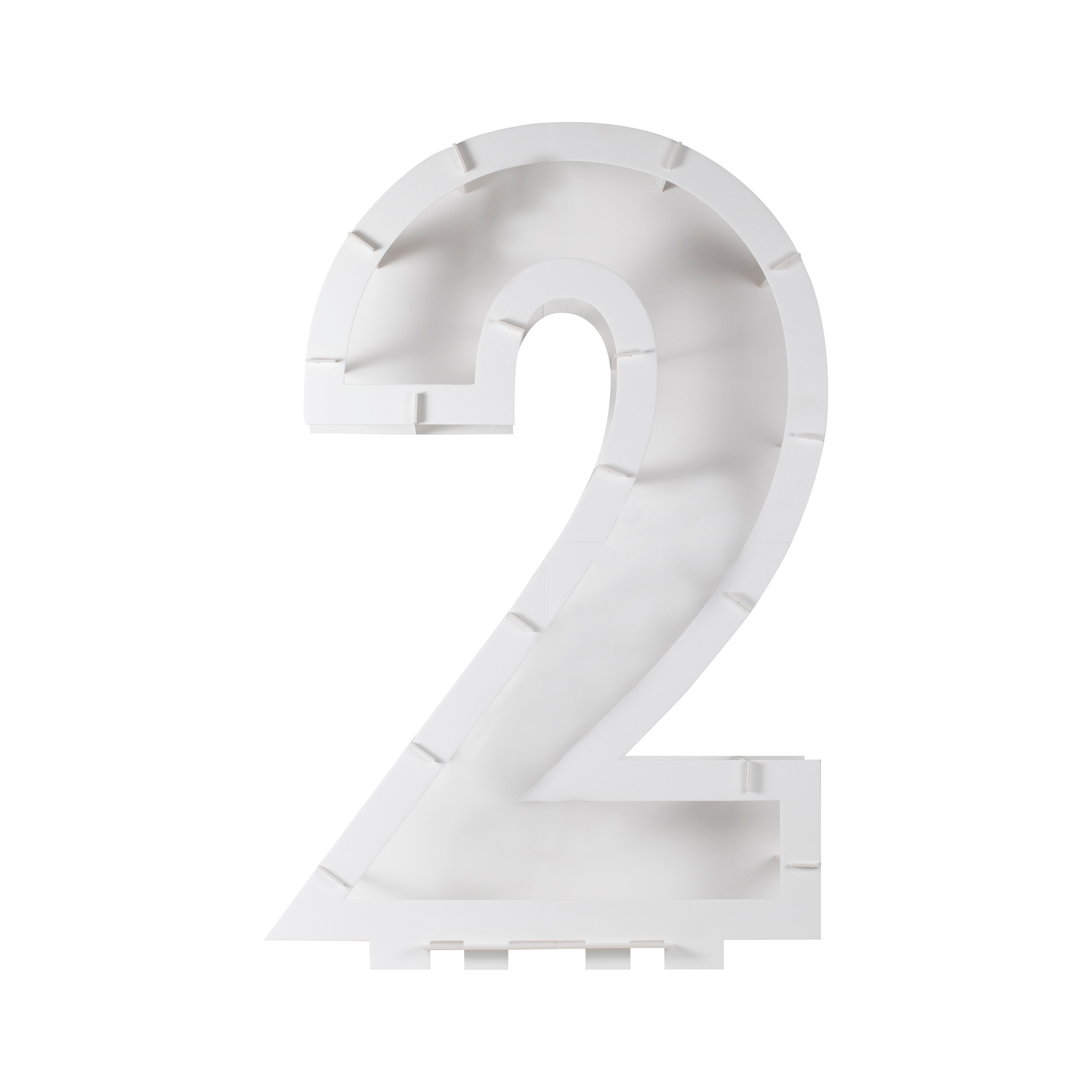 Balloon Mosaic Number Stand 2- 4 Inner Pack