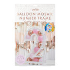 Balloon Mosaic Number Stand 2- 4 Inner Pack