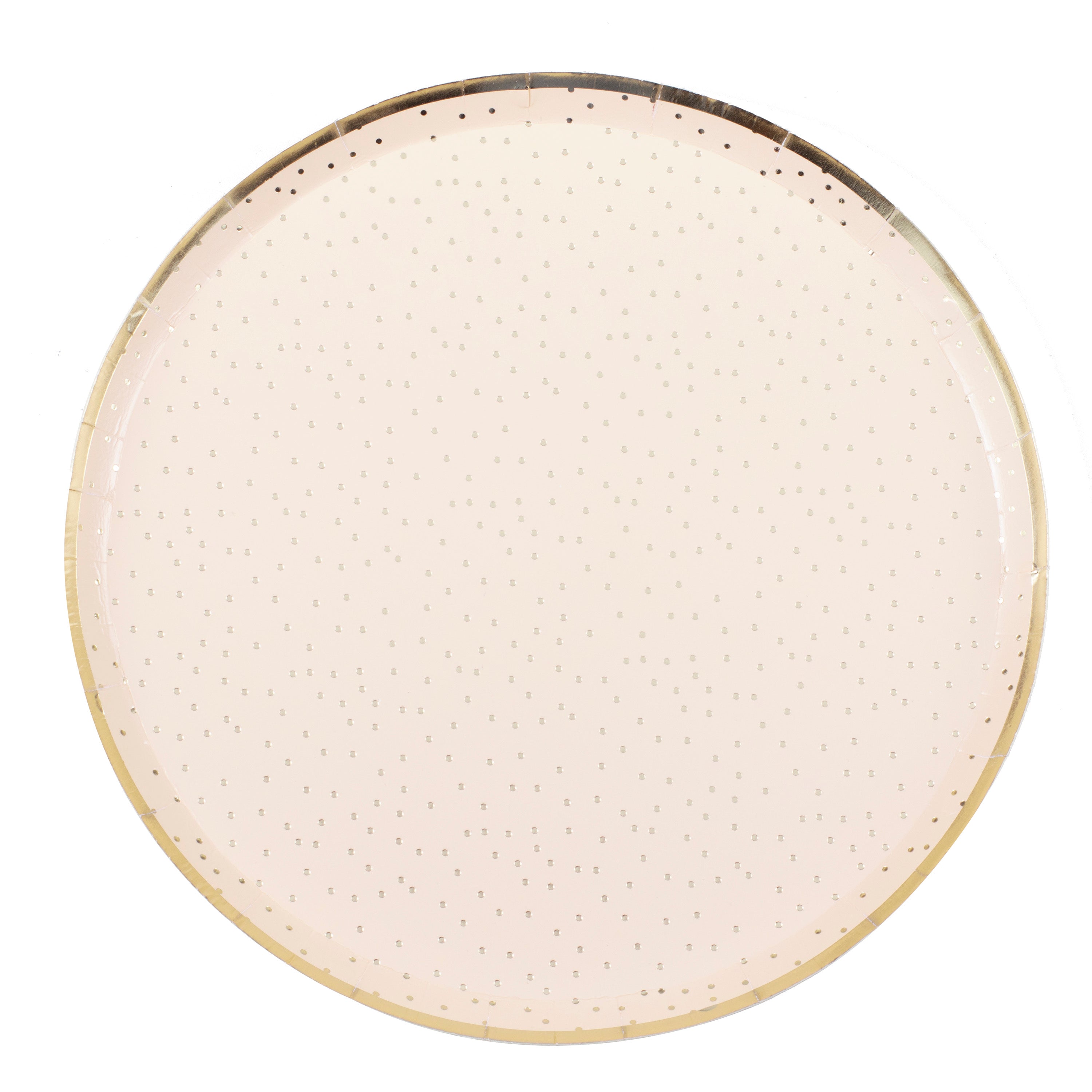 Peach and Gold Party Plates- 5 Inner Pack