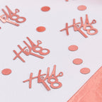 18th Rose Gold Birthday Confetti- 5 Inner Pack