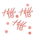 18th Rose Gold Birthday Confetti- 5 Inner Pack