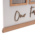 House Shaped Family Collage Photo Frame