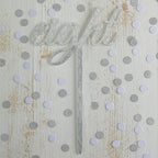 Silver Wedding Table Numbers