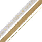 Merry Christmas Gold Foiled Ribbon Kit - Metallic Star