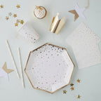 Merry Christmas Gold Foiled Ribbon Kit - Metallic Star