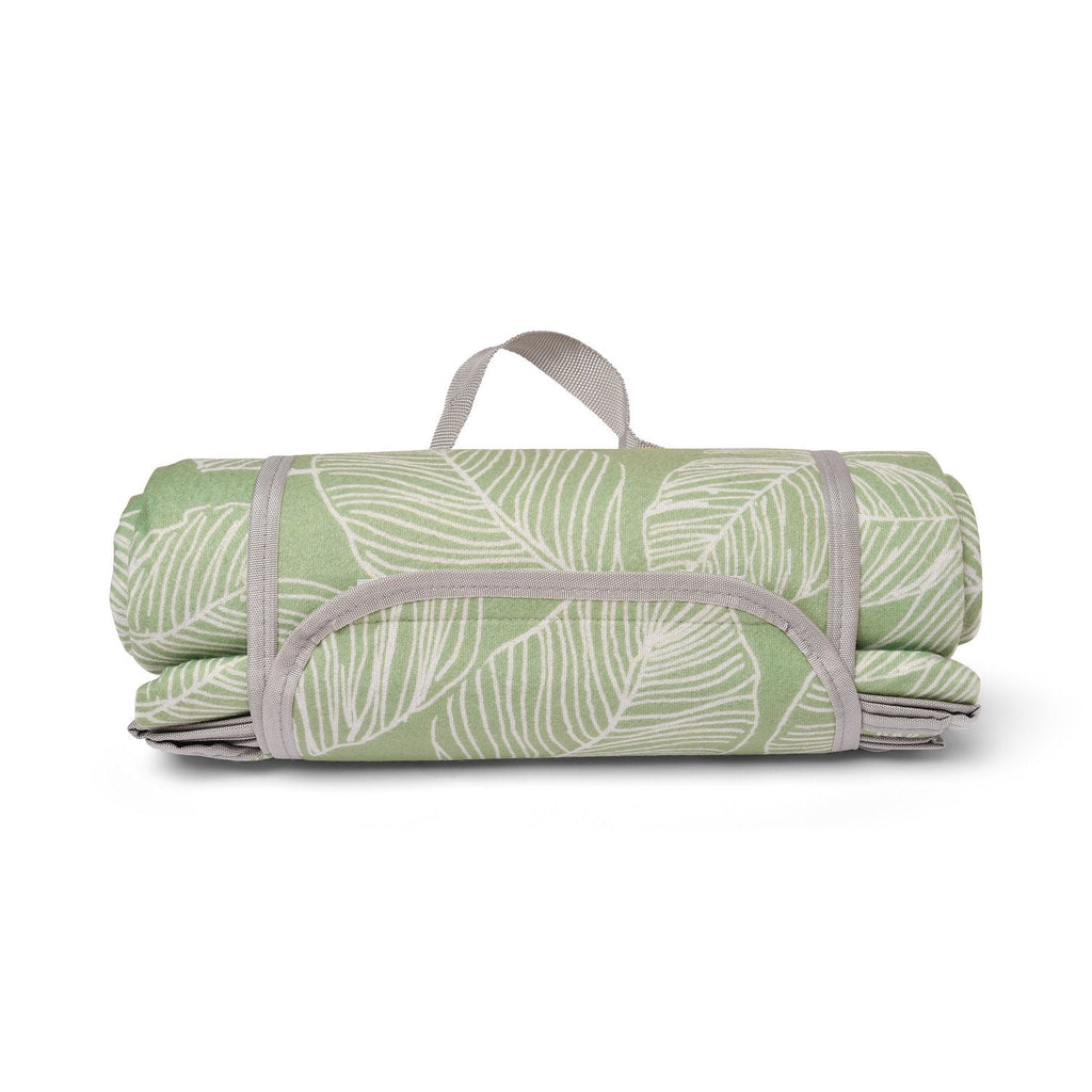 Matteo Leaf Green Picnic Blanket