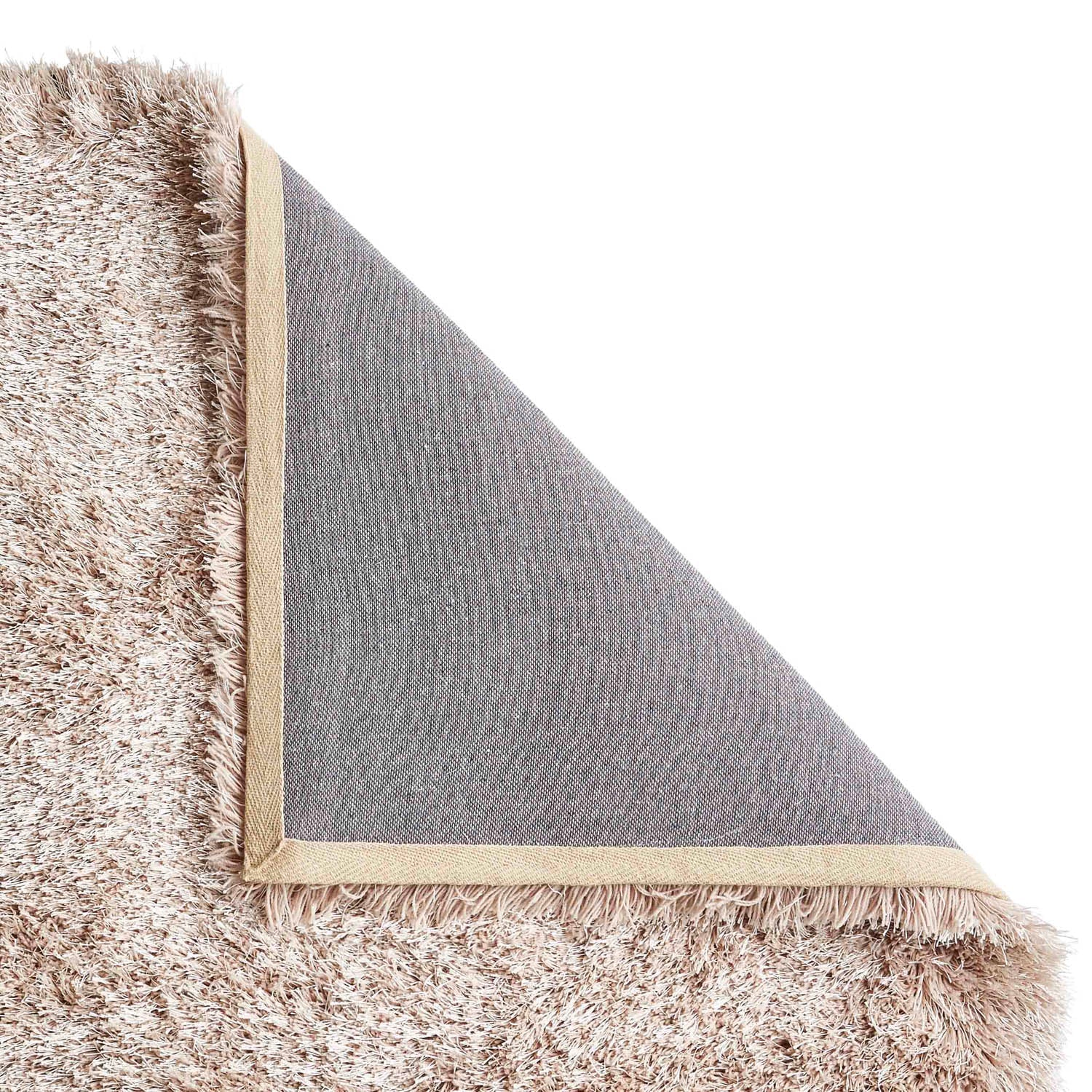 Montana Beige Luxury Shaggy Rug