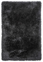 Montana Navy Blue Luxury Shaggy Rug