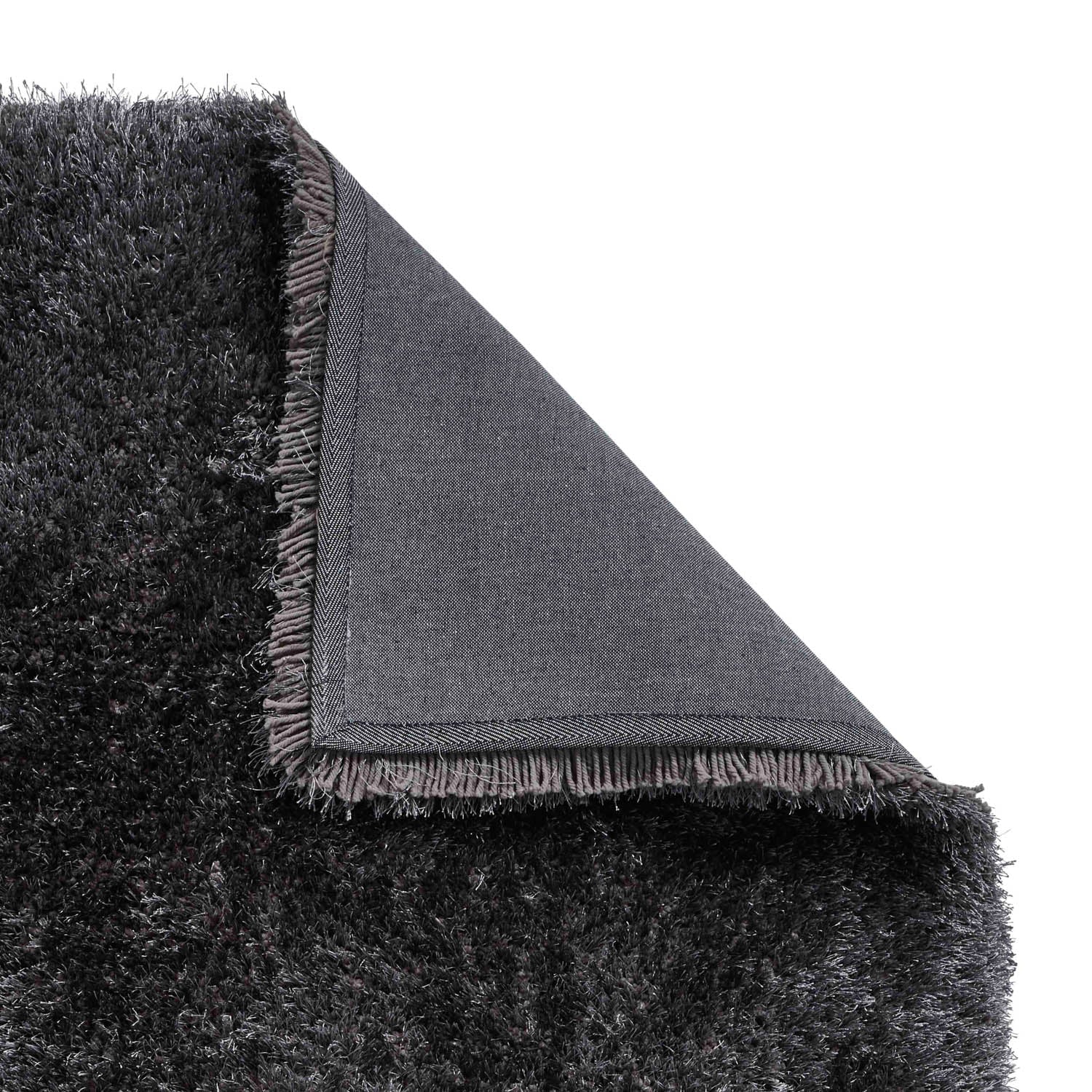Montana Navy Blue Luxury Shaggy Rug