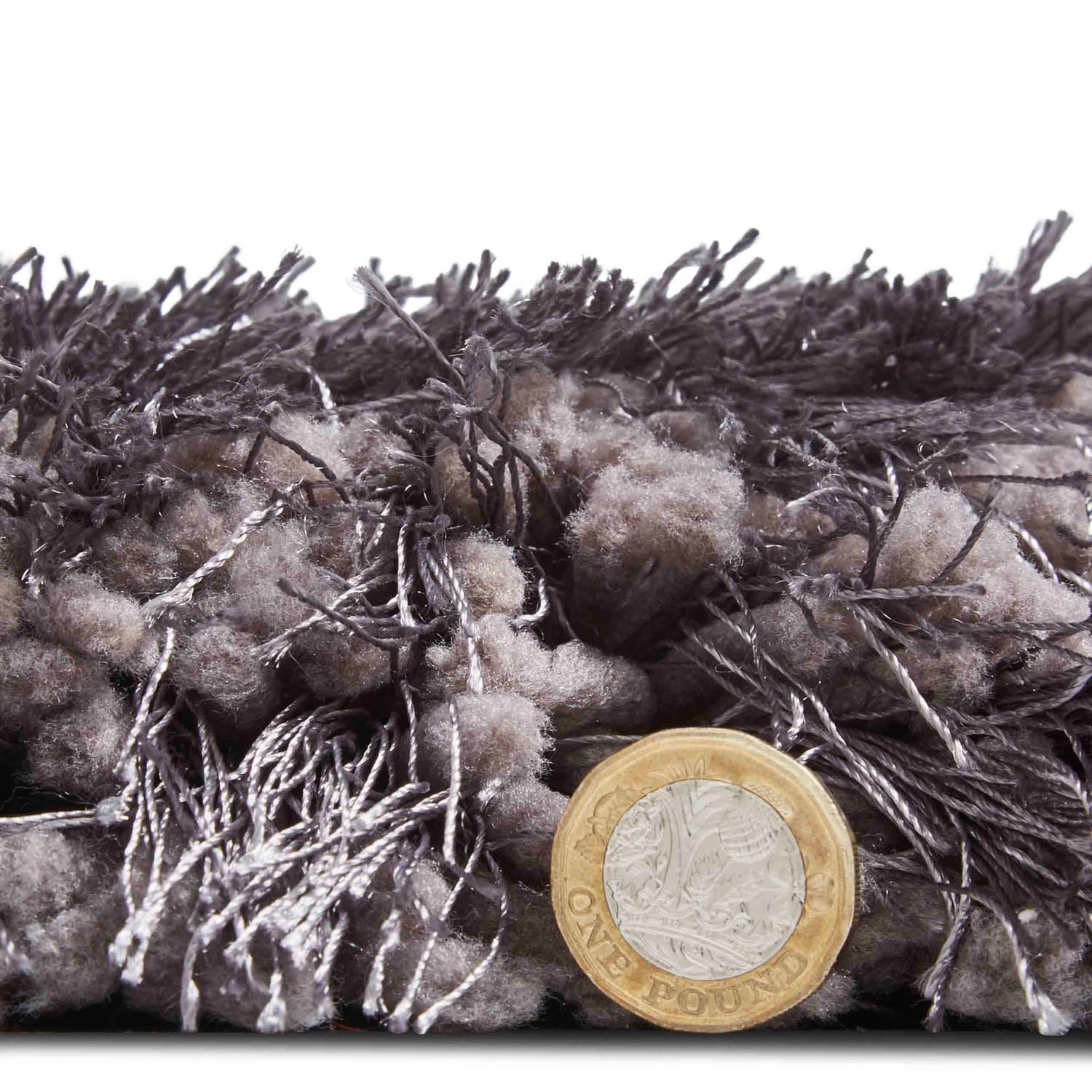 Montana Navy Blue Luxury Shaggy Rug