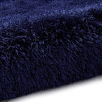 Montana Navy Blue Luxury Shaggy Rug