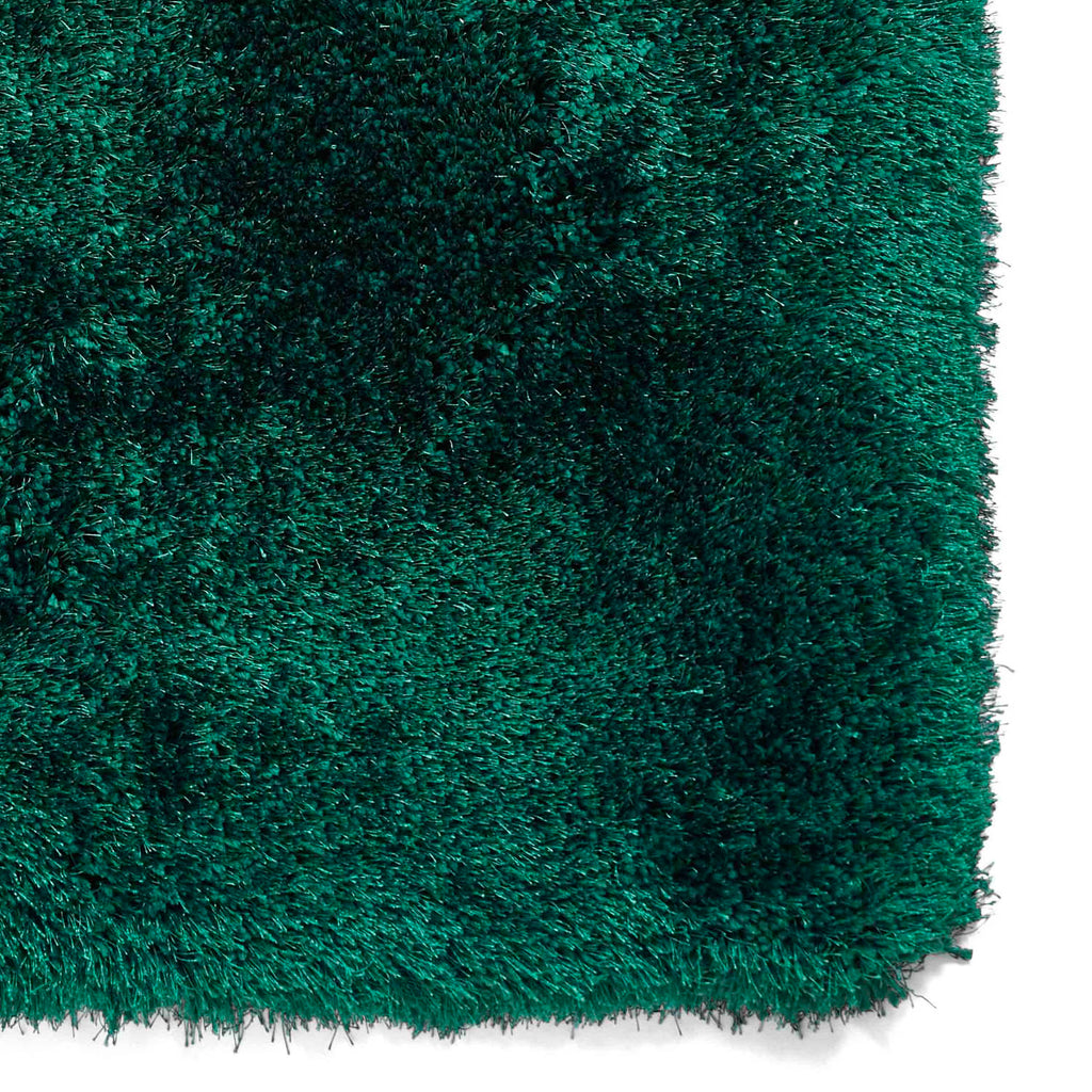 Montana Jewel Green Luxury Shaggy Rug