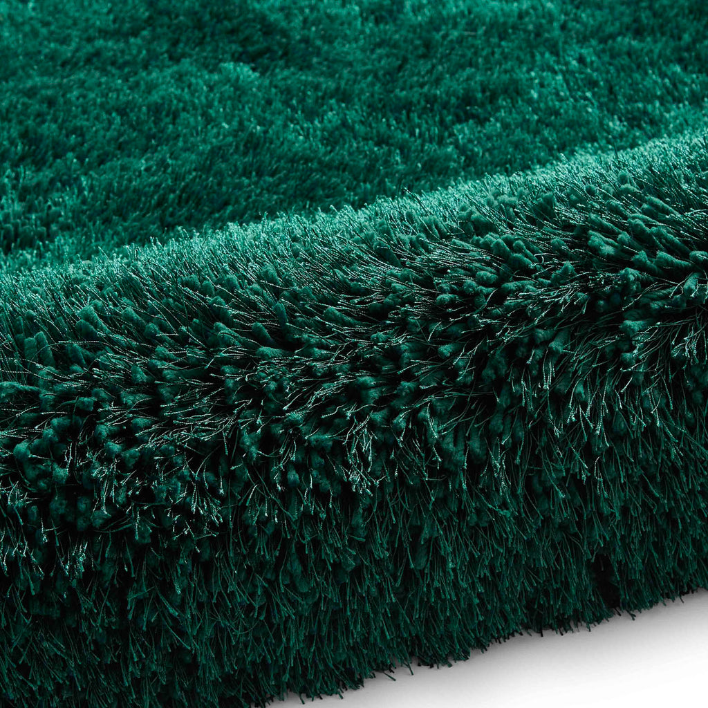 Montana Jewel Green Luxury Shaggy Rug