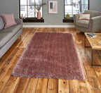 Montana Rose Pink Luxury Shaggy Rug