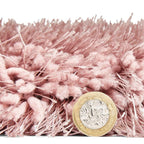 Montana Rose Pink Luxury Shaggy Rug