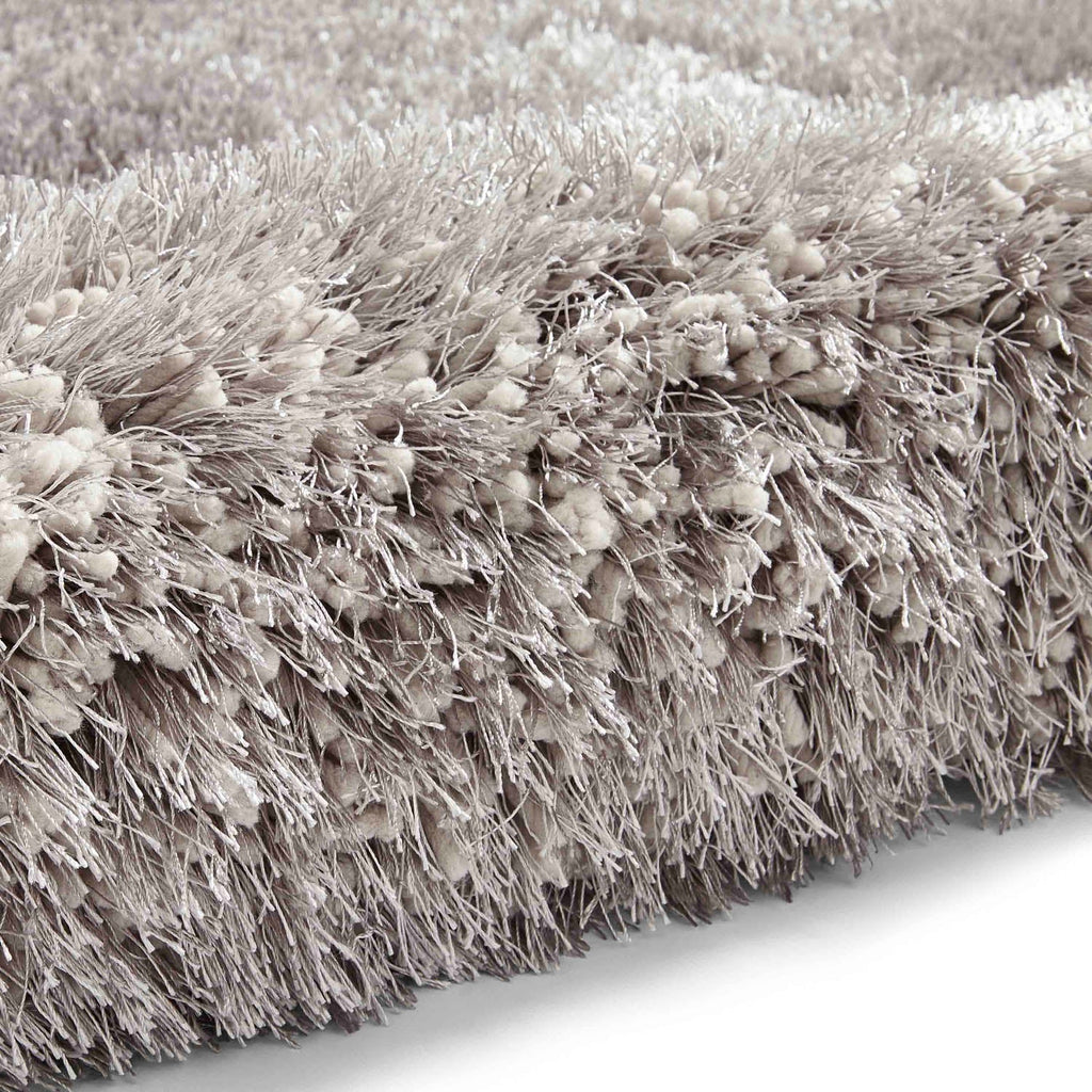Montana Silver Grey Luxury Shaggy Rug
