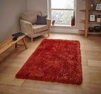 Montana Terracotta Luxury Shaggy Rug