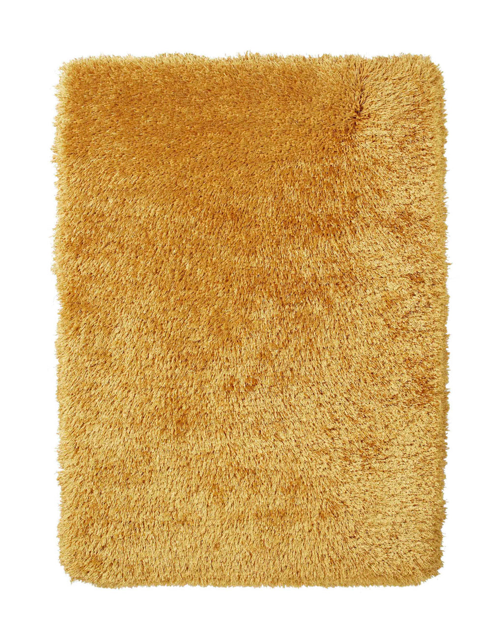 Montana Yellow Luxury Shaggy Rug