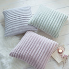 Morritz Faux Fur Green Cushion (43cm x 43cm)