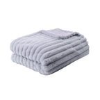Morritz Grey Faux Fur Throw (130cm x 180cm)