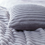 Morritz Grey Faux Fur Throw (130cm x 180cm)