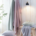 Morritz Grey Faux Fur Throw (130cm x 180cm)