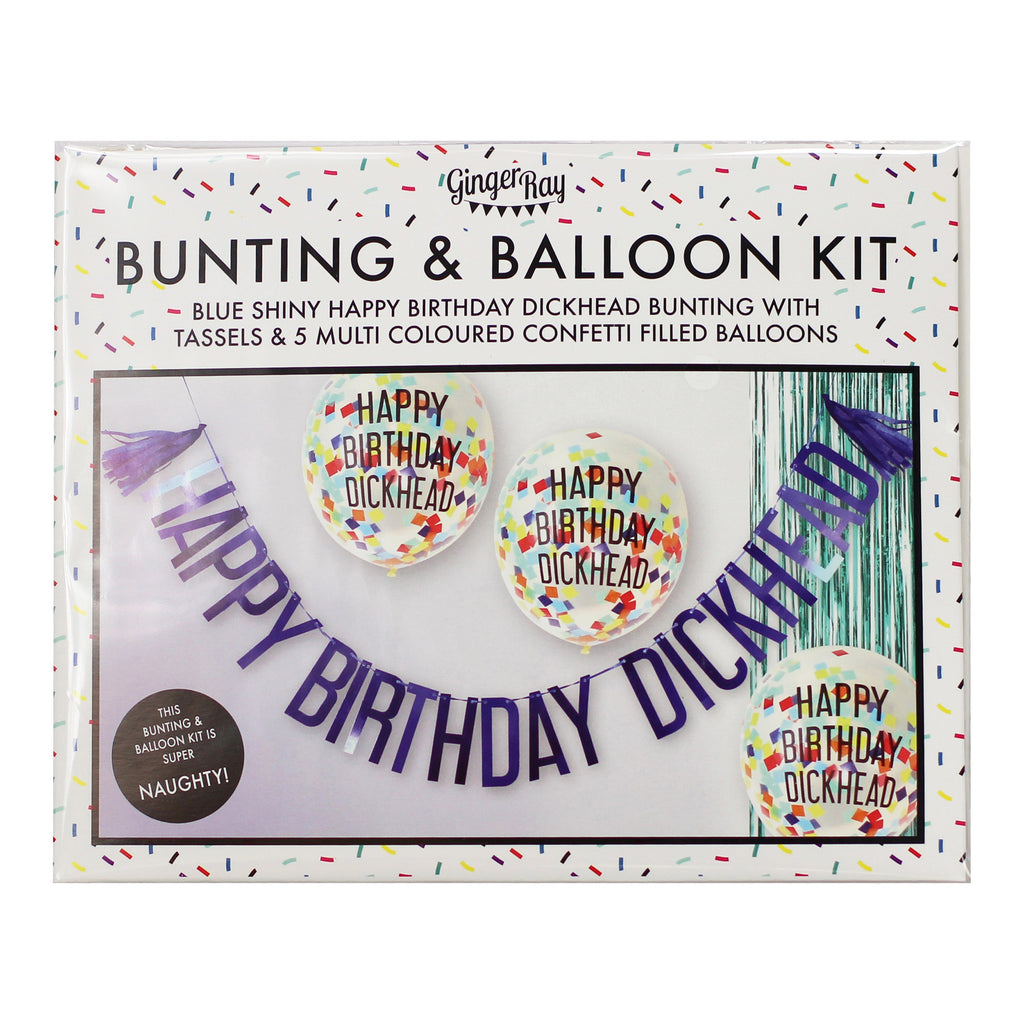 Happy Birthday Dickhead Party Kit