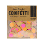 Neon Geometric Table Confetti - Neon Birthday