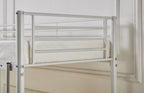 Newby Industrial White Metal Bunk Bed