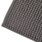 Noodle Grey Soft Touch Non-Slip Bath Mat