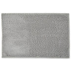 Noodle Silver Soft Touch Non-Slip Bath Mat