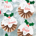 Novelty Christmas Day Badges Kit - Novelty Christmas