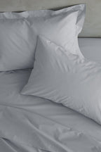 Catherine Lansfield Grey Easy Iron Percale Housewife Pillowcase Pair