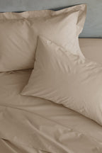 Catherine Lansfield Natural Easy Iron Percale (25cm) Fitted Sheet