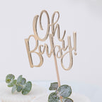 Oh Baby! Baby Shower Cupcake Toppers- 10 Inner Pack