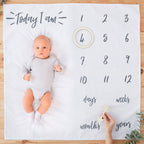 Baby Milestone Blanket Keepsake