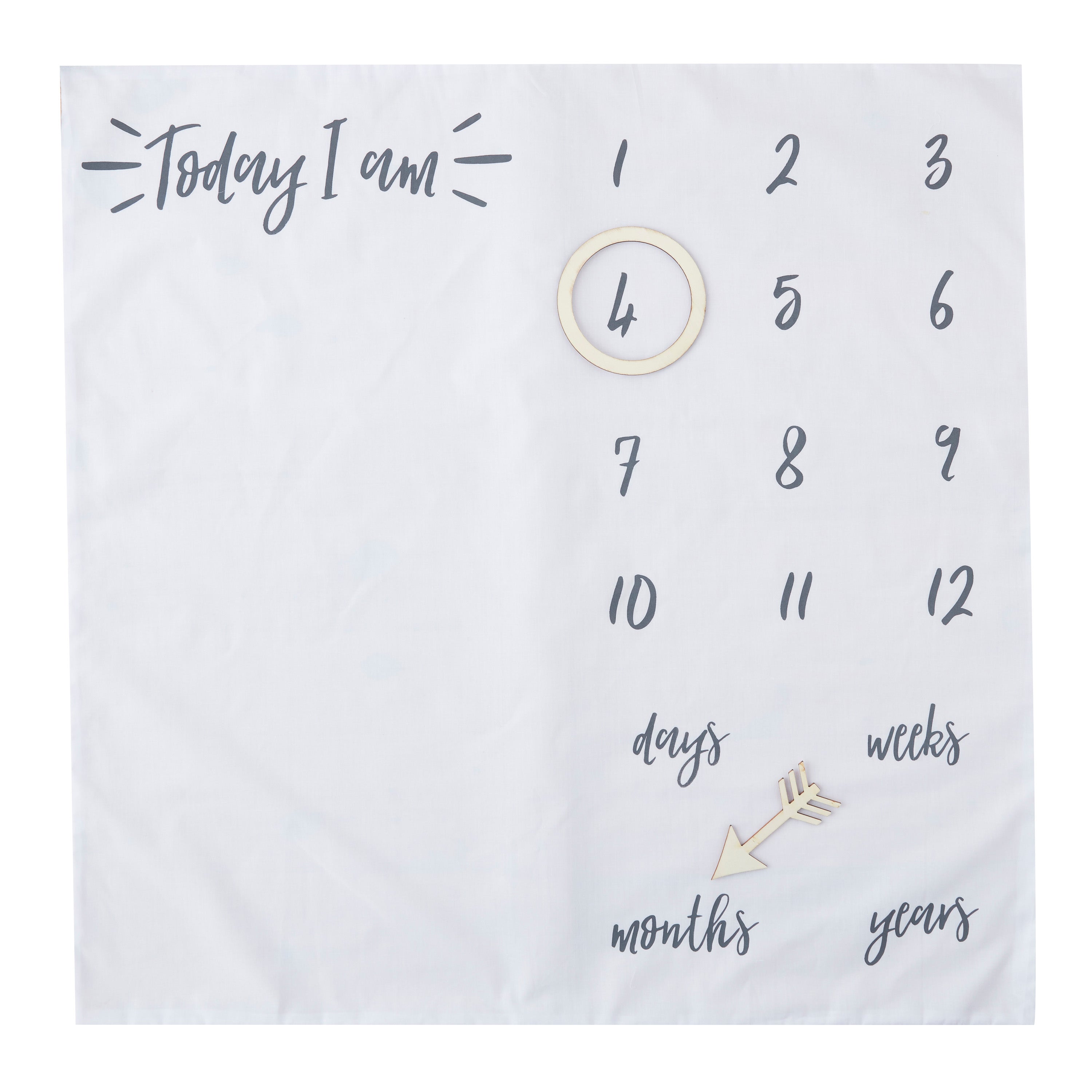 Baby Milestone Blanket Keepsake- 10 Inner Pack