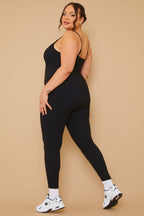 Built-In Bra Strappy Sculpt and Control Unitard